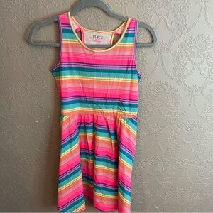 Place girls rainbow dress size 14 excellent condition